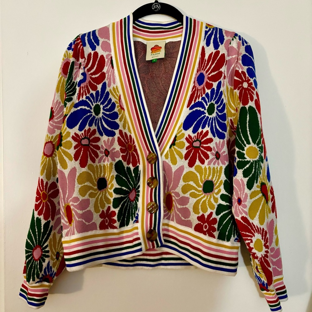 Farm Rio Sunny Daisies Cardigan